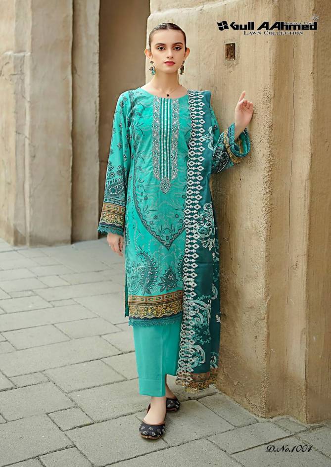 Al Zahra By Gull A Ahmed Lawn Cotton Dress Material Wholesale Price In Surat